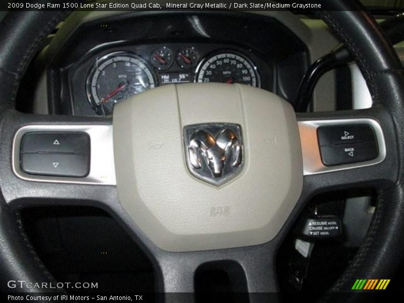 Mineral Gray Metallic / Dark Slate/Medium Graystone 2009 Dodge Ram 1500 Lone Star Edition Quad Cab