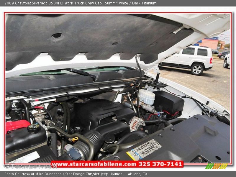 Summit White / Dark Titanium 2009 Chevrolet Silverado 3500HD Work Truck Crew Cab