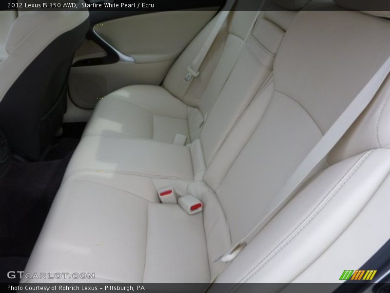 Starfire White Pearl / Ecru 2012 Lexus IS 350 AWD