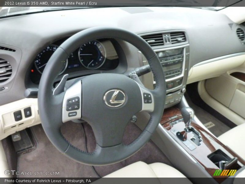 Dashboard of 2012 IS 350 AWD