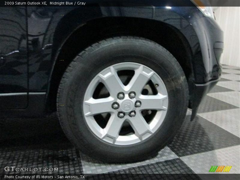 Midnight Blue / Gray 2009 Saturn Outlook XE