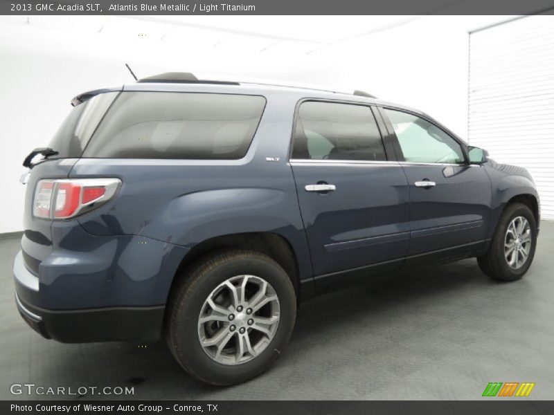 Atlantis Blue Metallic / Light Titanium 2013 GMC Acadia SLT