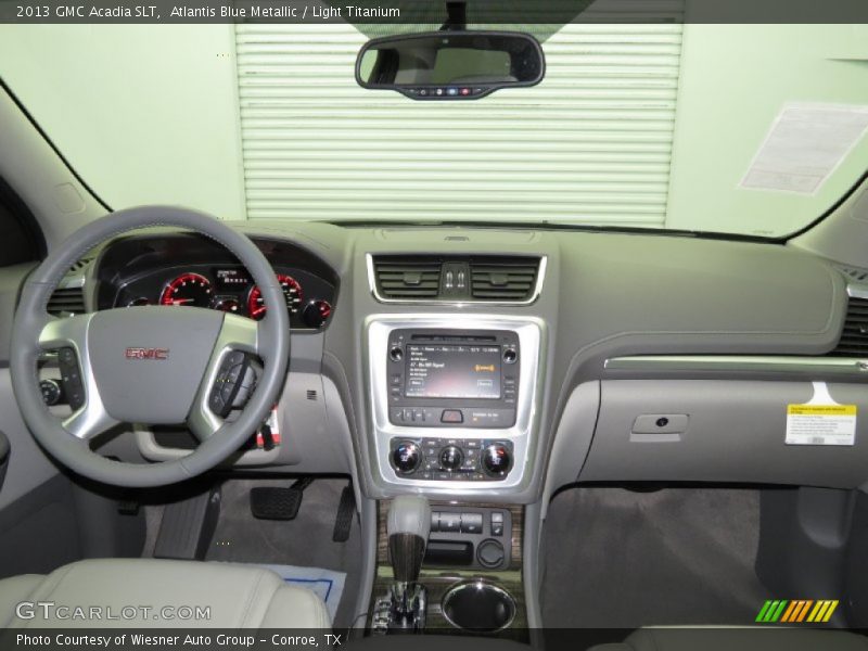 Atlantis Blue Metallic / Light Titanium 2013 GMC Acadia SLT