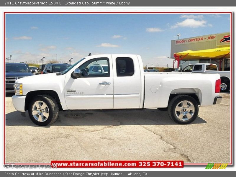 Summit White / Ebony 2011 Chevrolet Silverado 1500 LT Extended Cab