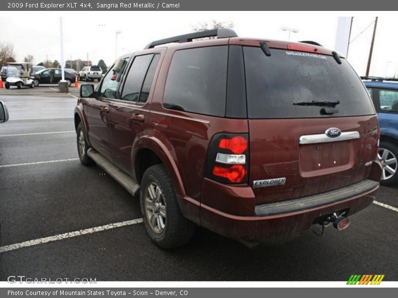 Sangria Red Metallic / Camel 2009 Ford Explorer XLT 4x4