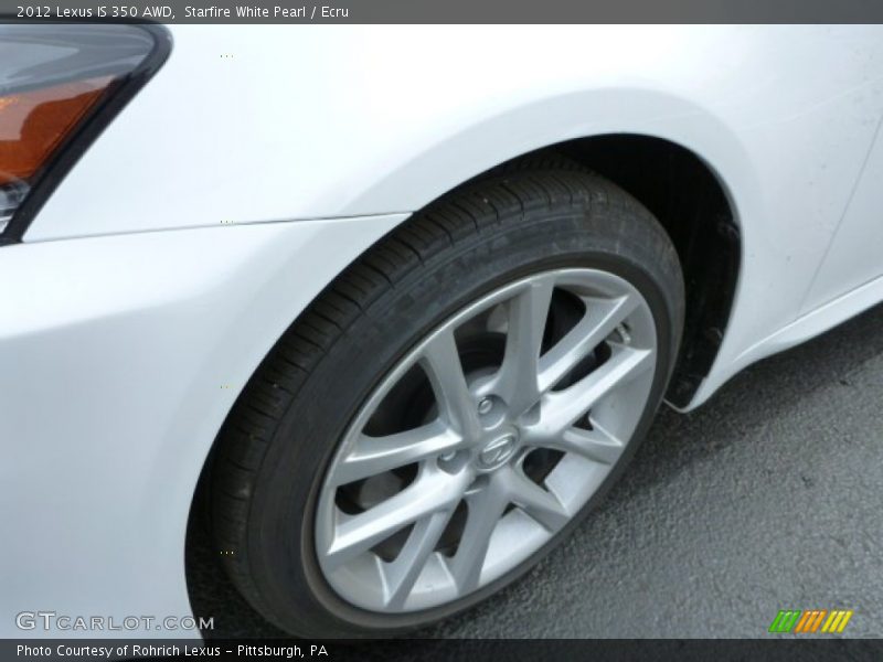 Starfire White Pearl / Ecru 2012 Lexus IS 350 AWD