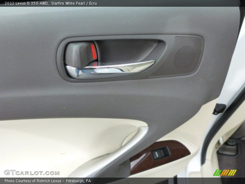 Starfire White Pearl / Ecru 2012 Lexus IS 350 AWD