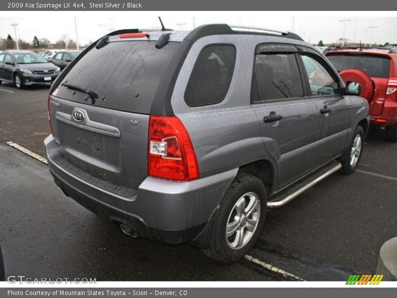 Steel Silver / Black 2009 Kia Sportage LX 4x4
