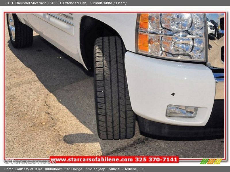 Summit White / Ebony 2011 Chevrolet Silverado 1500 LT Extended Cab