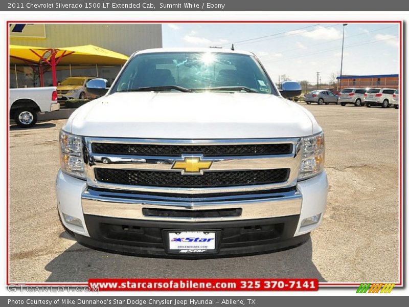 Summit White / Ebony 2011 Chevrolet Silverado 1500 LT Extended Cab