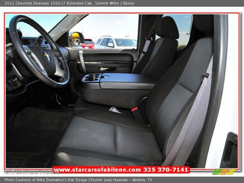 Summit White / Ebony 2011 Chevrolet Silverado 1500 LT Extended Cab