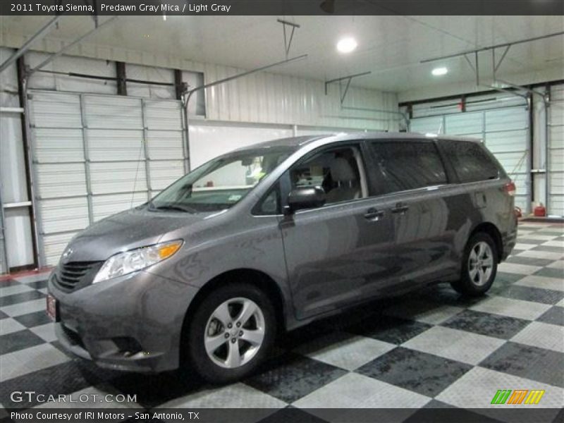 Predawn Gray Mica / Light Gray 2011 Toyota Sienna