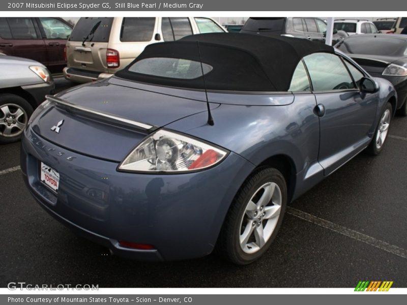 Still Blue Pearl / Medium Gray 2007 Mitsubishi Eclipse Spyder GS