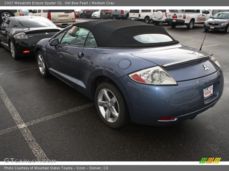 Still Blue Pearl / Medium Gray 2007 Mitsubishi Eclipse Spyder GS