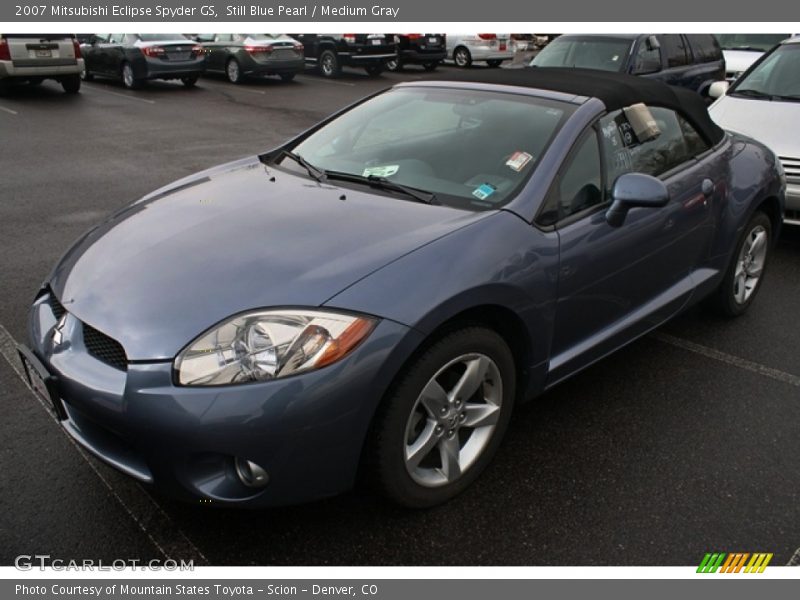 Still Blue Pearl / Medium Gray 2007 Mitsubishi Eclipse Spyder GS
