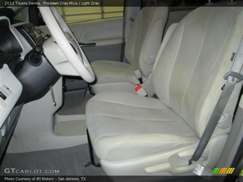 Predawn Gray Mica / Light Gray 2011 Toyota Sienna