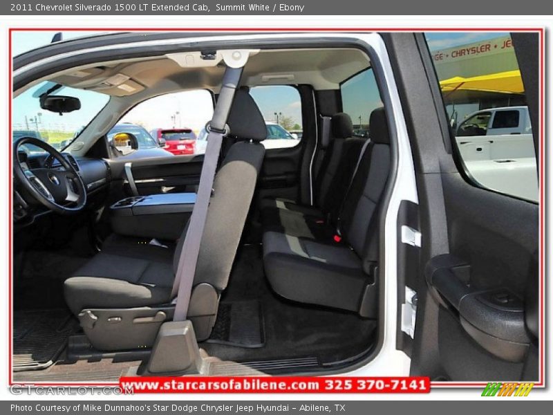 Summit White / Ebony 2011 Chevrolet Silverado 1500 LT Extended Cab