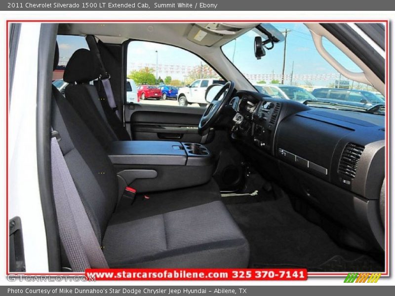 Summit White / Ebony 2011 Chevrolet Silverado 1500 LT Extended Cab