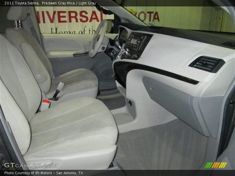 Predawn Gray Mica / Light Gray 2011 Toyota Sienna