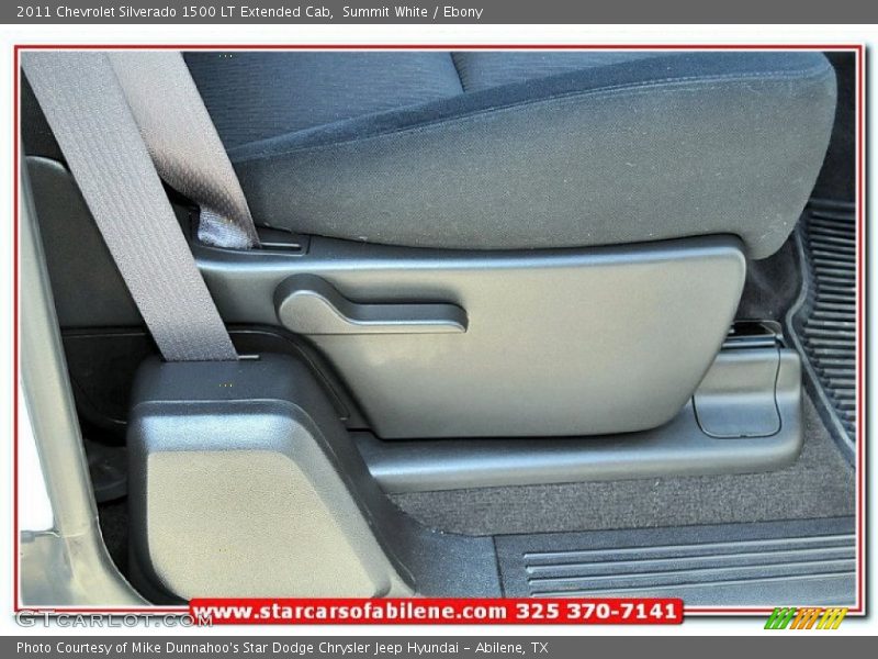 Summit White / Ebony 2011 Chevrolet Silverado 1500 LT Extended Cab