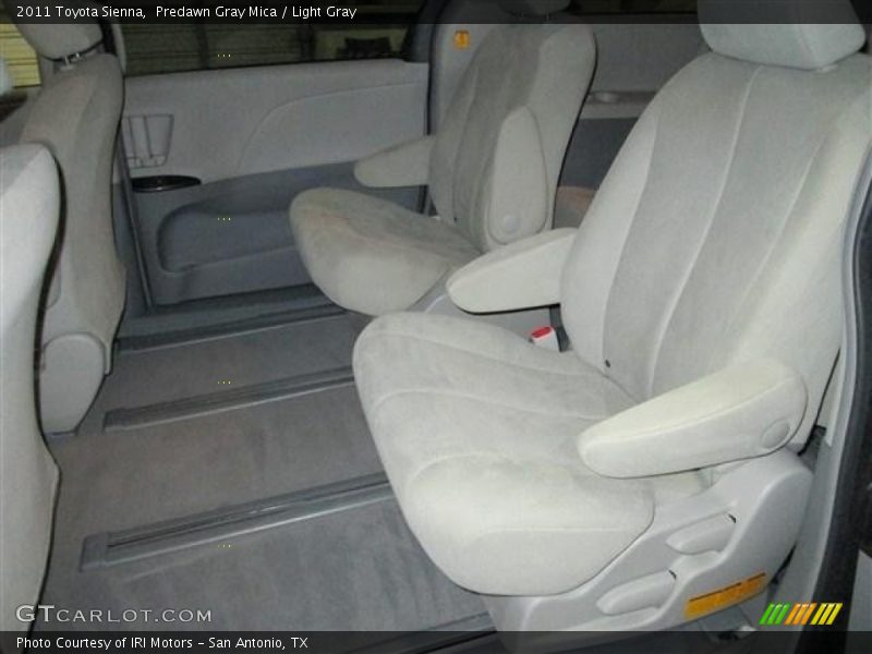 Predawn Gray Mica / Light Gray 2011 Toyota Sienna