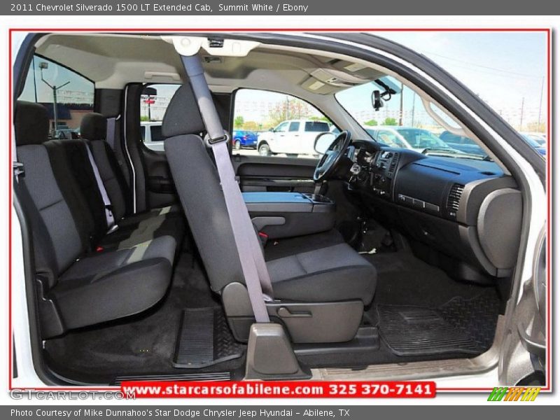 Summit White / Ebony 2011 Chevrolet Silverado 1500 LT Extended Cab