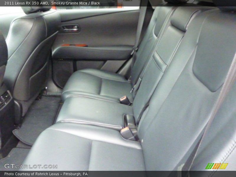 Smokey Granite Mica / Black 2011 Lexus RX 350 AWD