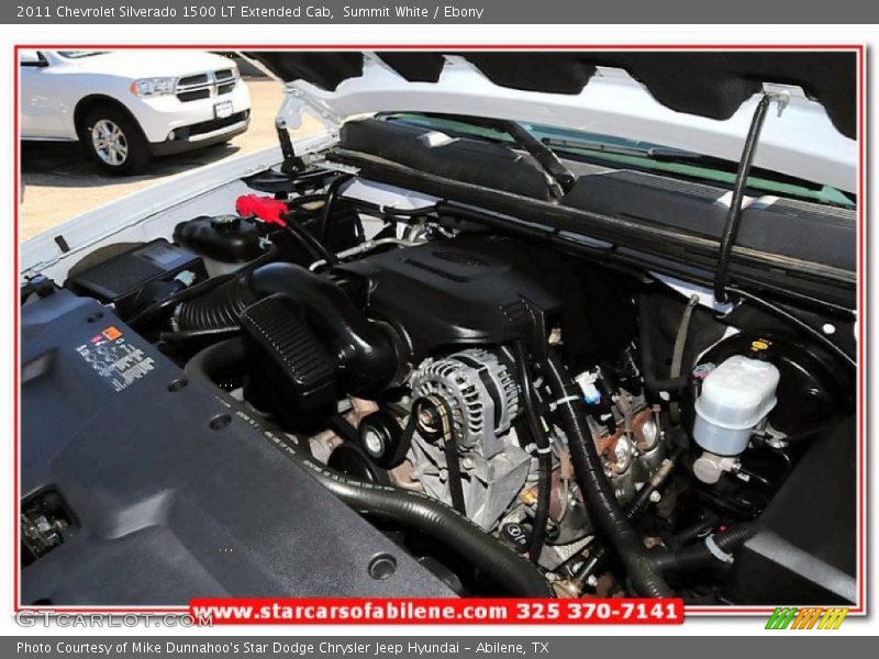 Summit White / Ebony 2011 Chevrolet Silverado 1500 LT Extended Cab