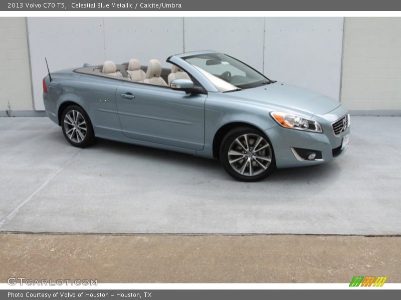 Celestial Blue Metallic / Calcite/Umbra 2013 Volvo C70 T5