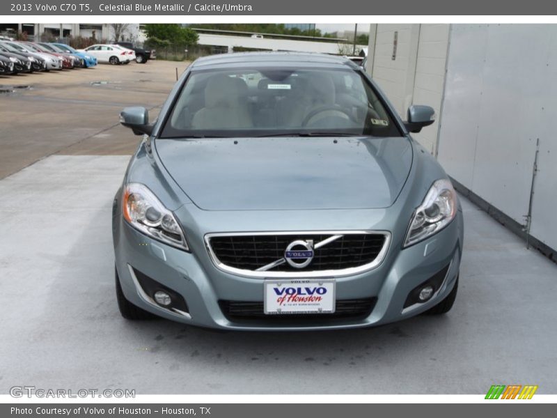 Celestial Blue Metallic / Calcite/Umbra 2013 Volvo C70 T5