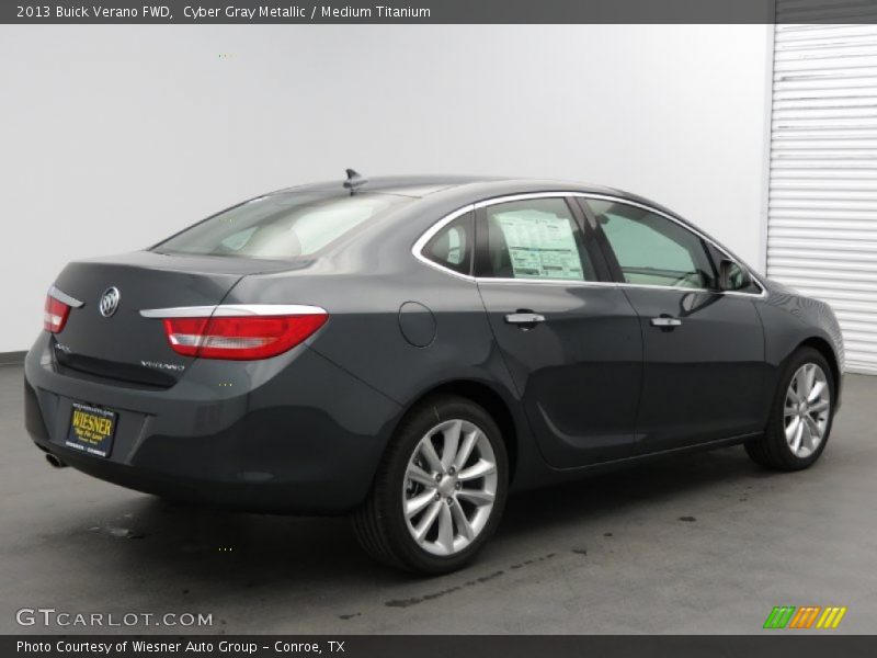 Cyber Gray Metallic / Medium Titanium 2013 Buick Verano FWD