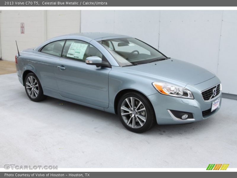 Celestial Blue Metallic / Calcite/Umbra 2013 Volvo C70 T5