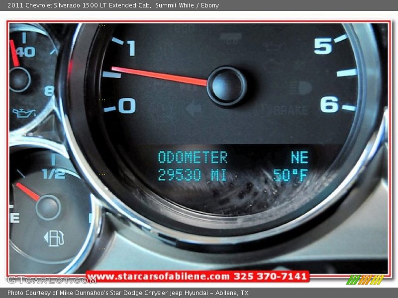 Summit White / Ebony 2011 Chevrolet Silverado 1500 LT Extended Cab