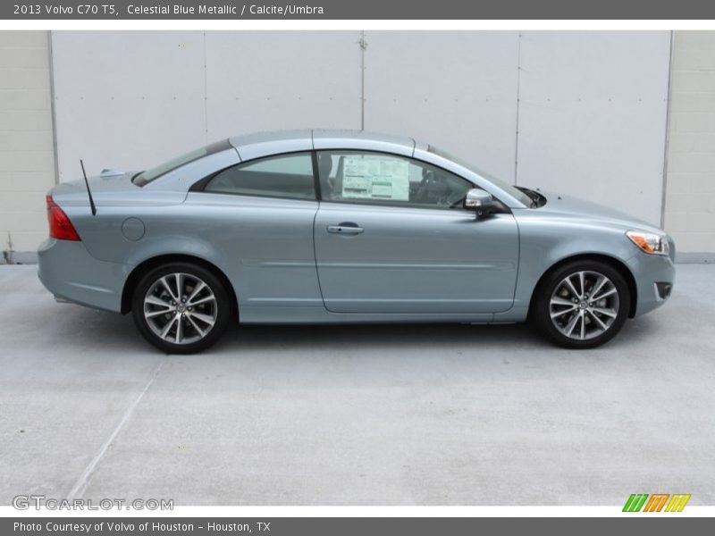 Celestial Blue Metallic / Calcite/Umbra 2013 Volvo C70 T5