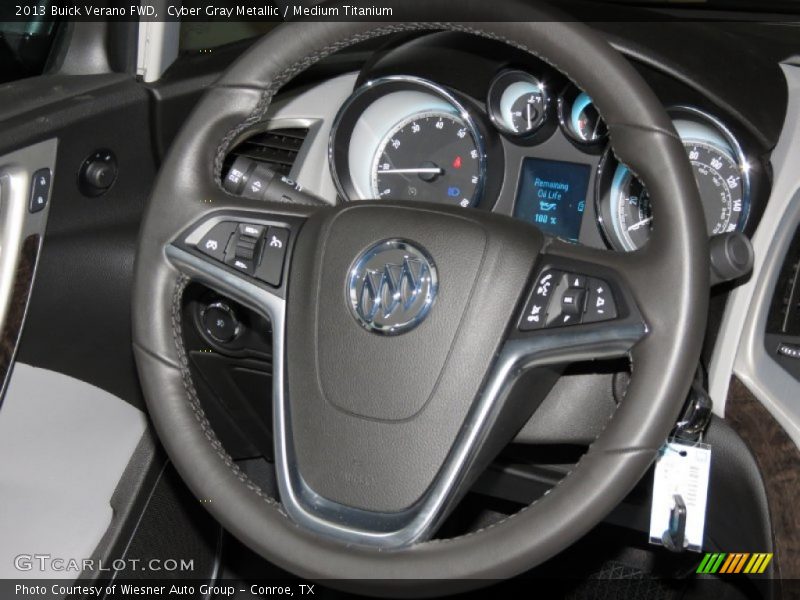 Cyber Gray Metallic / Medium Titanium 2013 Buick Verano FWD