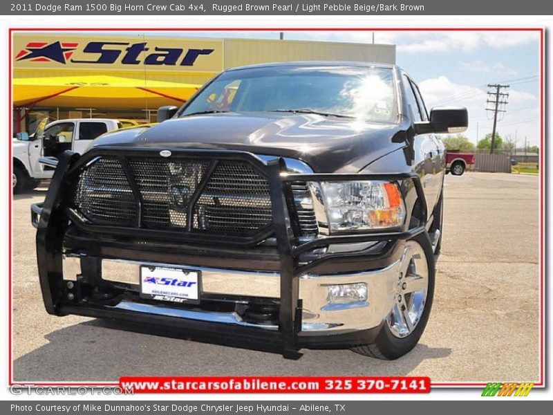 Rugged Brown Pearl / Light Pebble Beige/Bark Brown 2011 Dodge Ram 1500 Big Horn Crew Cab 4x4