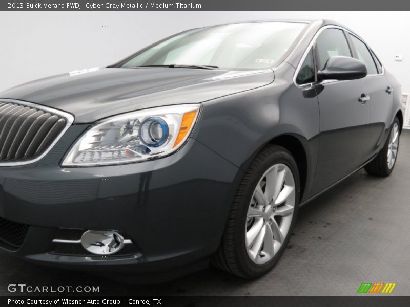 Cyber Gray Metallic / Medium Titanium 2013 Buick Verano FWD