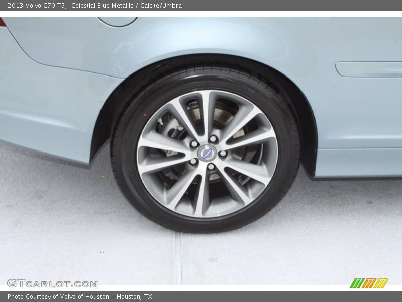 Celestial Blue Metallic / Calcite/Umbra 2013 Volvo C70 T5