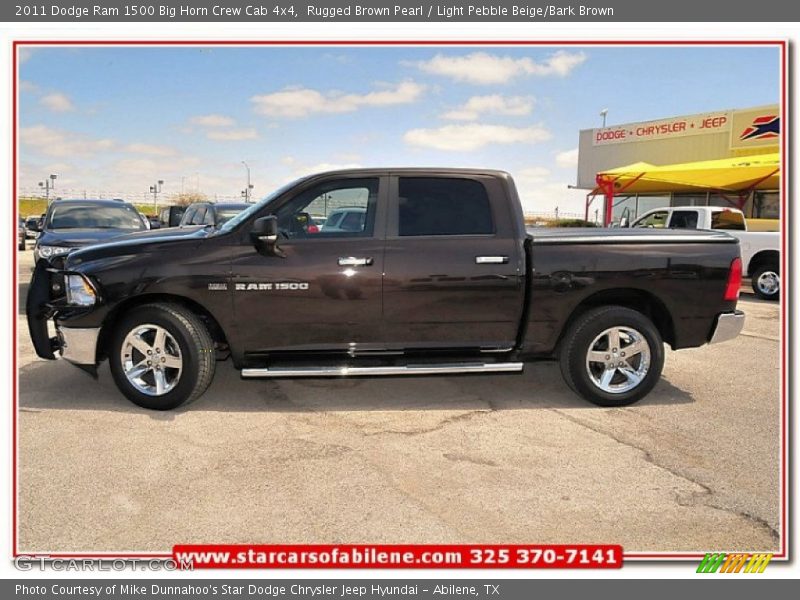Rugged Brown Pearl / Light Pebble Beige/Bark Brown 2011 Dodge Ram 1500 Big Horn Crew Cab 4x4