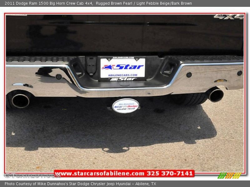 Rugged Brown Pearl / Light Pebble Beige/Bark Brown 2011 Dodge Ram 1500 Big Horn Crew Cab 4x4