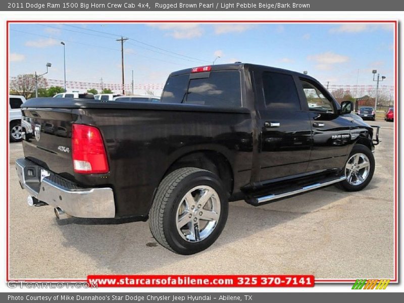 Rugged Brown Pearl / Light Pebble Beige/Bark Brown 2011 Dodge Ram 1500 Big Horn Crew Cab 4x4