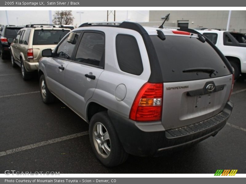 Satin Silver / Black 2005 Kia Sportage LX