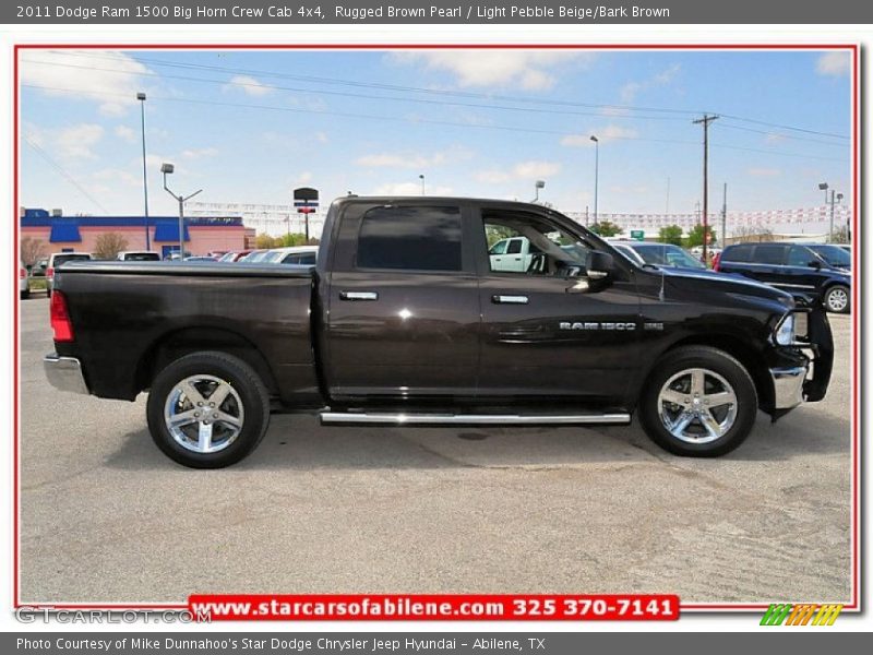 Rugged Brown Pearl / Light Pebble Beige/Bark Brown 2011 Dodge Ram 1500 Big Horn Crew Cab 4x4