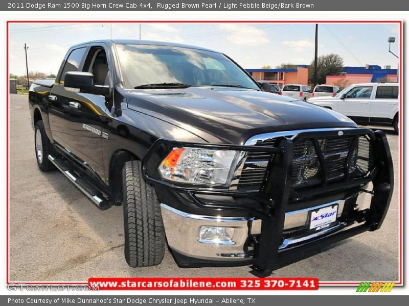 Rugged Brown Pearl / Light Pebble Beige/Bark Brown 2011 Dodge Ram 1500 Big Horn Crew Cab 4x4