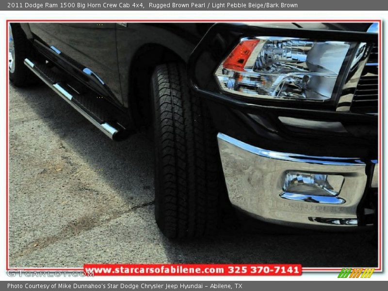 Rugged Brown Pearl / Light Pebble Beige/Bark Brown 2011 Dodge Ram 1500 Big Horn Crew Cab 4x4
