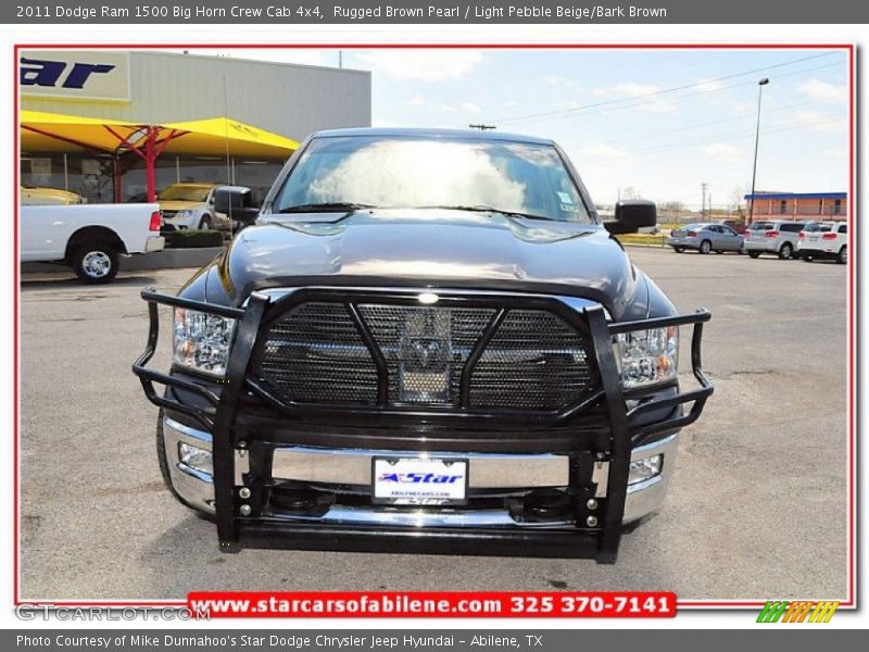 Rugged Brown Pearl / Light Pebble Beige/Bark Brown 2011 Dodge Ram 1500 Big Horn Crew Cab 4x4