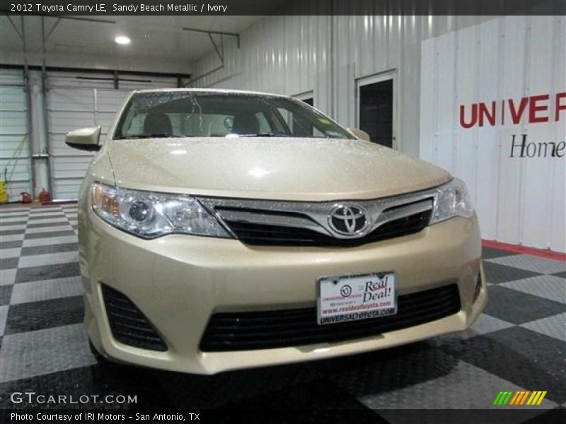 Sandy Beach Metallic / Ivory 2012 Toyota Camry LE