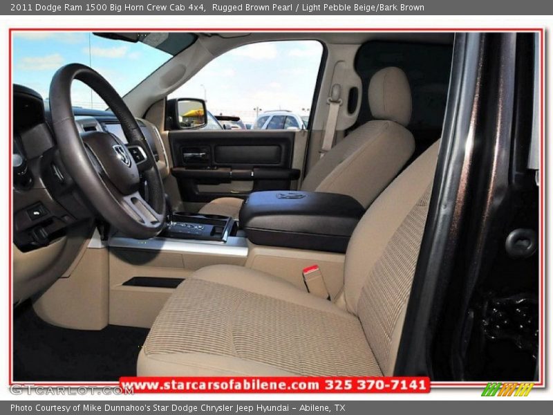 Rugged Brown Pearl / Light Pebble Beige/Bark Brown 2011 Dodge Ram 1500 Big Horn Crew Cab 4x4