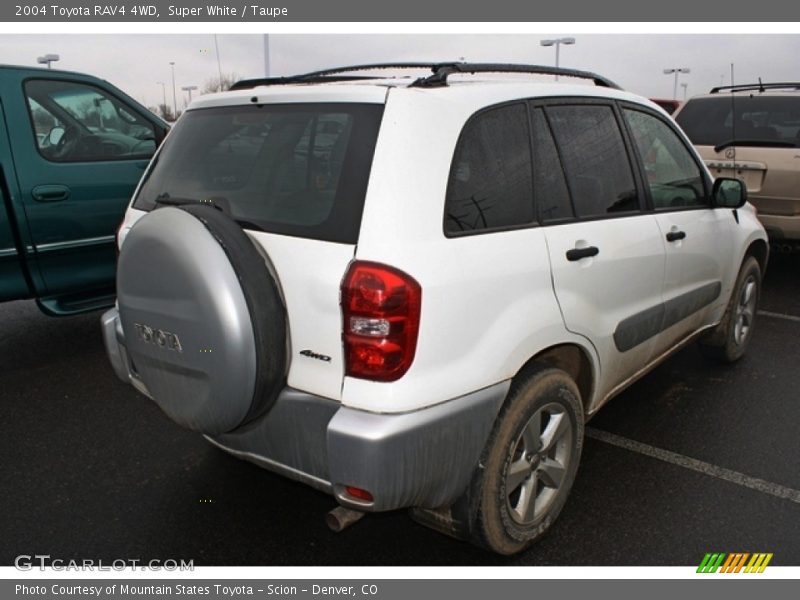 Super White / Taupe 2004 Toyota RAV4 4WD