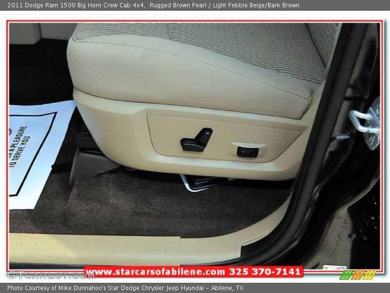 Rugged Brown Pearl / Light Pebble Beige/Bark Brown 2011 Dodge Ram 1500 Big Horn Crew Cab 4x4